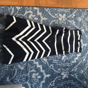 Fit and flare Banana Republic summer work dress